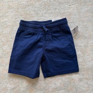 Boys Navy Cotton Shorts